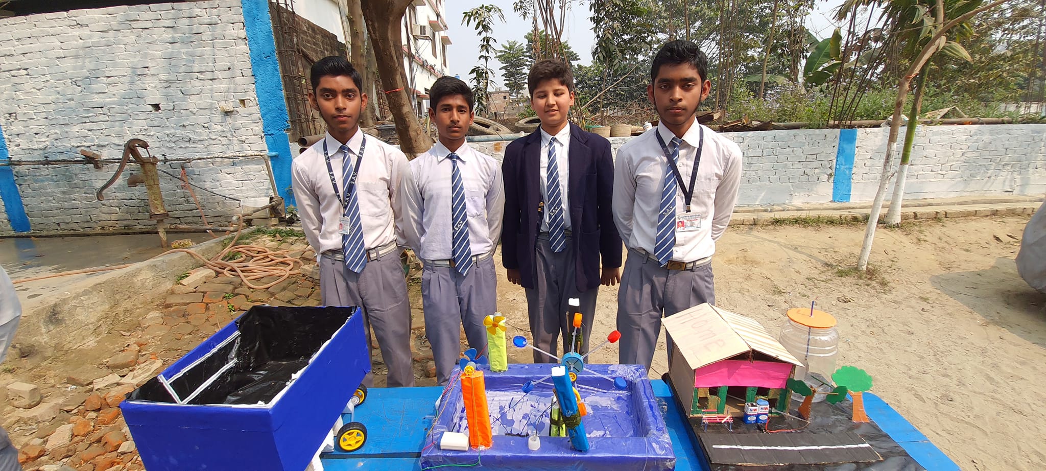 Student project learning SAV school